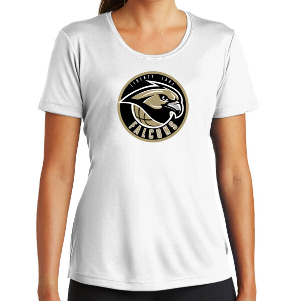 Liberty Lake Falcons Ladies PosiCharge  Competitor Tee Thumbnail